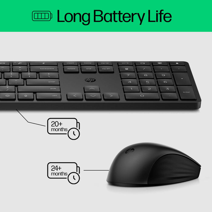 HP 650 Wireless Keyboard/Mouse Combo
