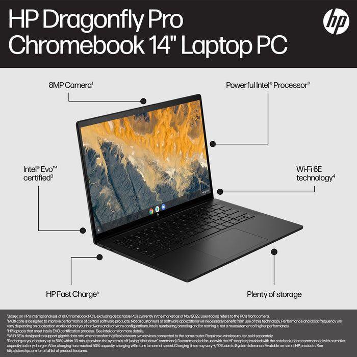 HP DragonflyCB i3-1215U 13 8GB/128 PC U.S. English localization