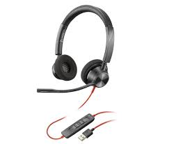 Poly BW 8225-M USBA- Headset - Wired - On-Ear - Stereo - 20 - 20000 - Poly standard two-year limited warranty