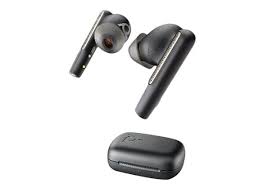 Poly Voyager Free 60 UC Earset Stereo - True Wireless - Bluetooth - 98.4 ft - 20 Hz - 20 kHz - Earbud - Binaural - In-ear - Noise Canceling - Carbon Black