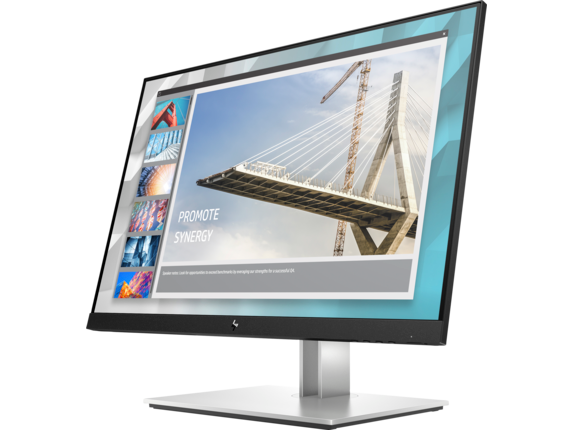 HP E24i G4 - E-Series - LED monitor - 24" - 1920 x 1200 WUXGA @ 60 Hz - IPS - 250 cd/m2 - 1000:1 - 5 ms - HDMI, VGA, DisplayPort - black