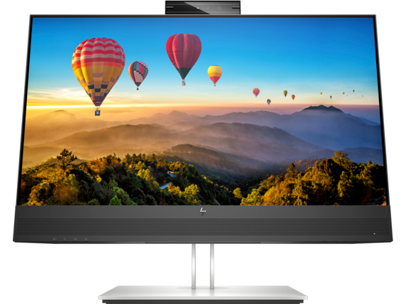 HP E24m G4 Conferencing - E-Series - LED monitor - 23.8" - 1920 x 1080 Full HD (1080p) @ 75 Hz - IPS - 300 cd/m2 - 1000:1 - 5 ms - HDMI, DisplayPort, USB-C - speakers - silver (stand), black head